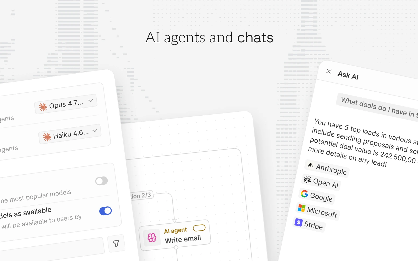 AI agents working with CRM records in Twenty